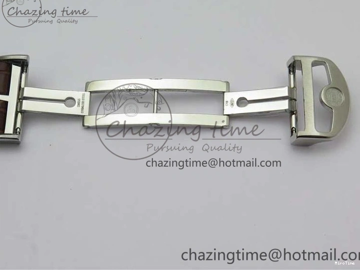 MIROTIME 0408 Original Portuguese IW358304 ZF 1:1 Best Edition SS White Dial RG Markers on Leather Strap A 7077